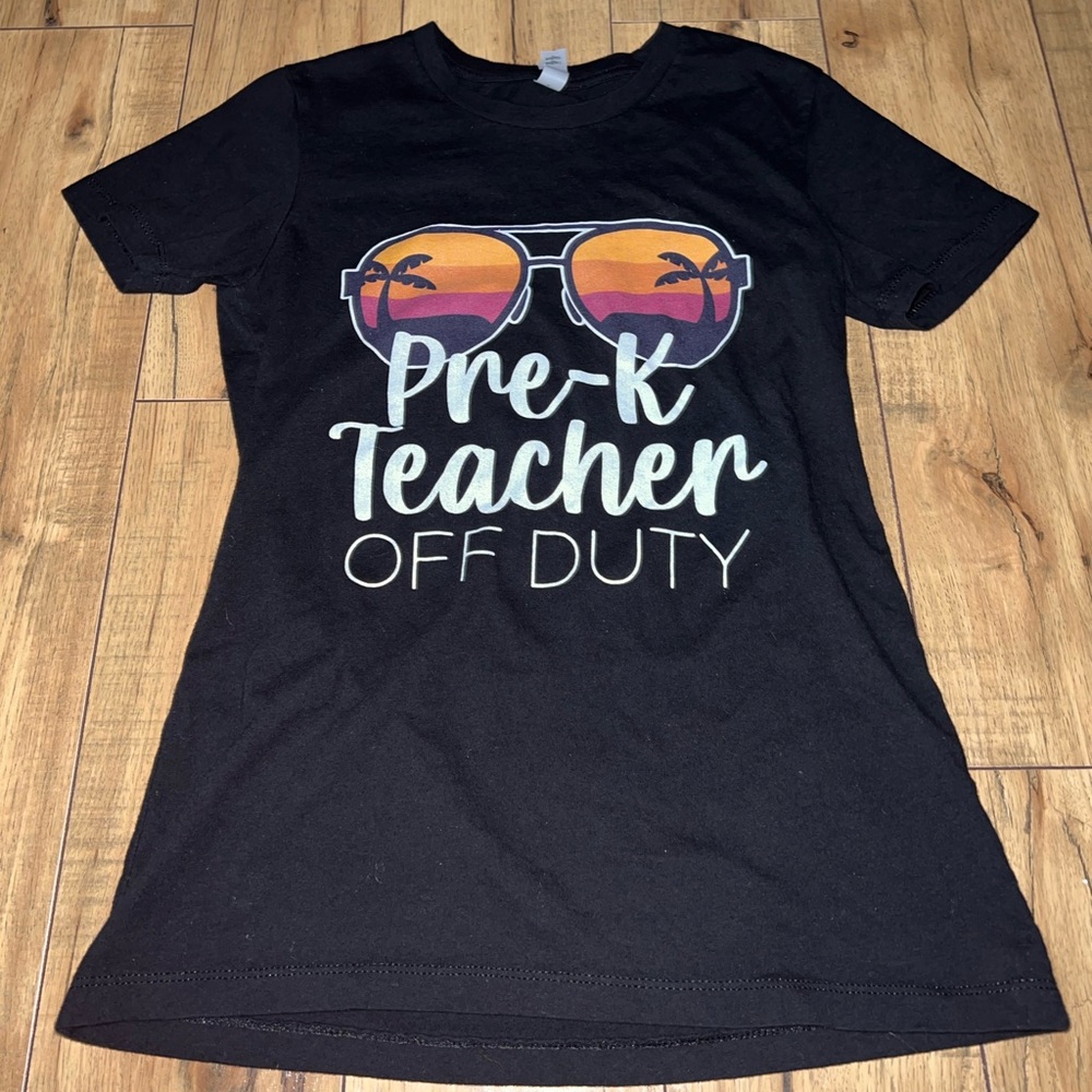 black t-shirt